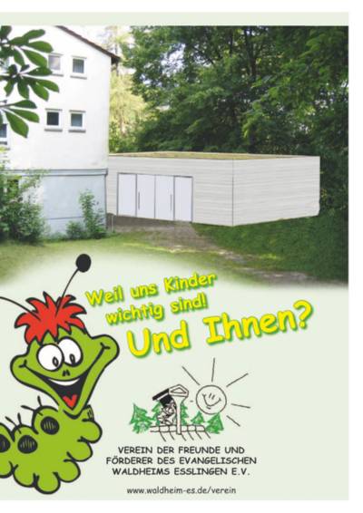 Titelseite des Exposés zur Hütte Süd
